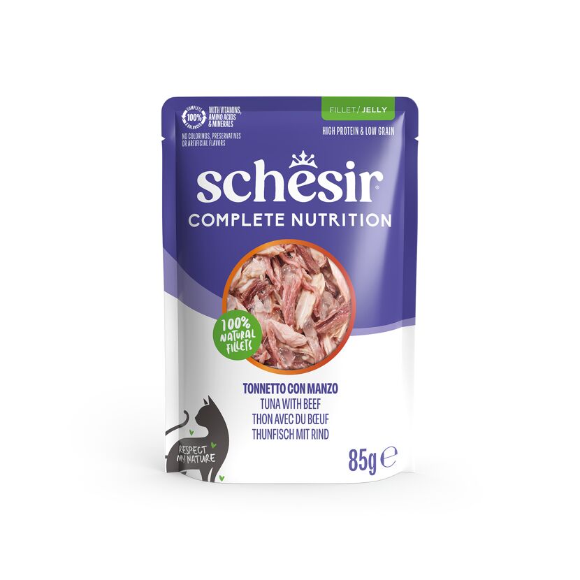 Katzenfutter Thunfisch Rind in Jelly 85 g