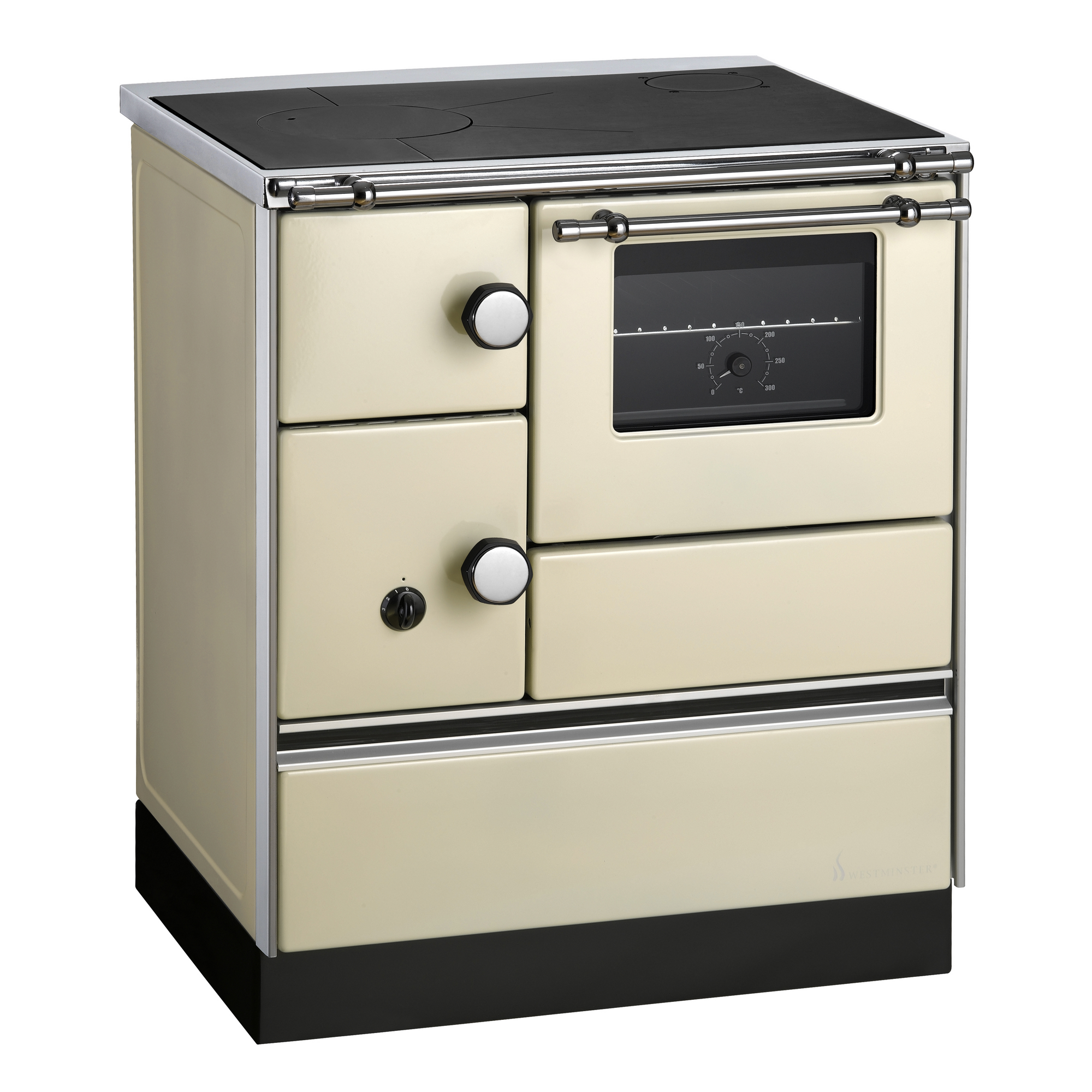 Landhausherd 'K76 70' rechts elfenbein 7,3 kW