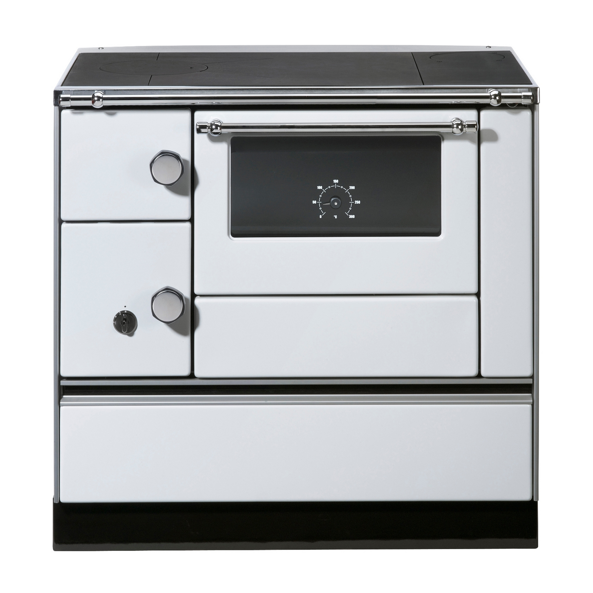 Landhausherd 'K76 90' rechts weiß 7,3 kW