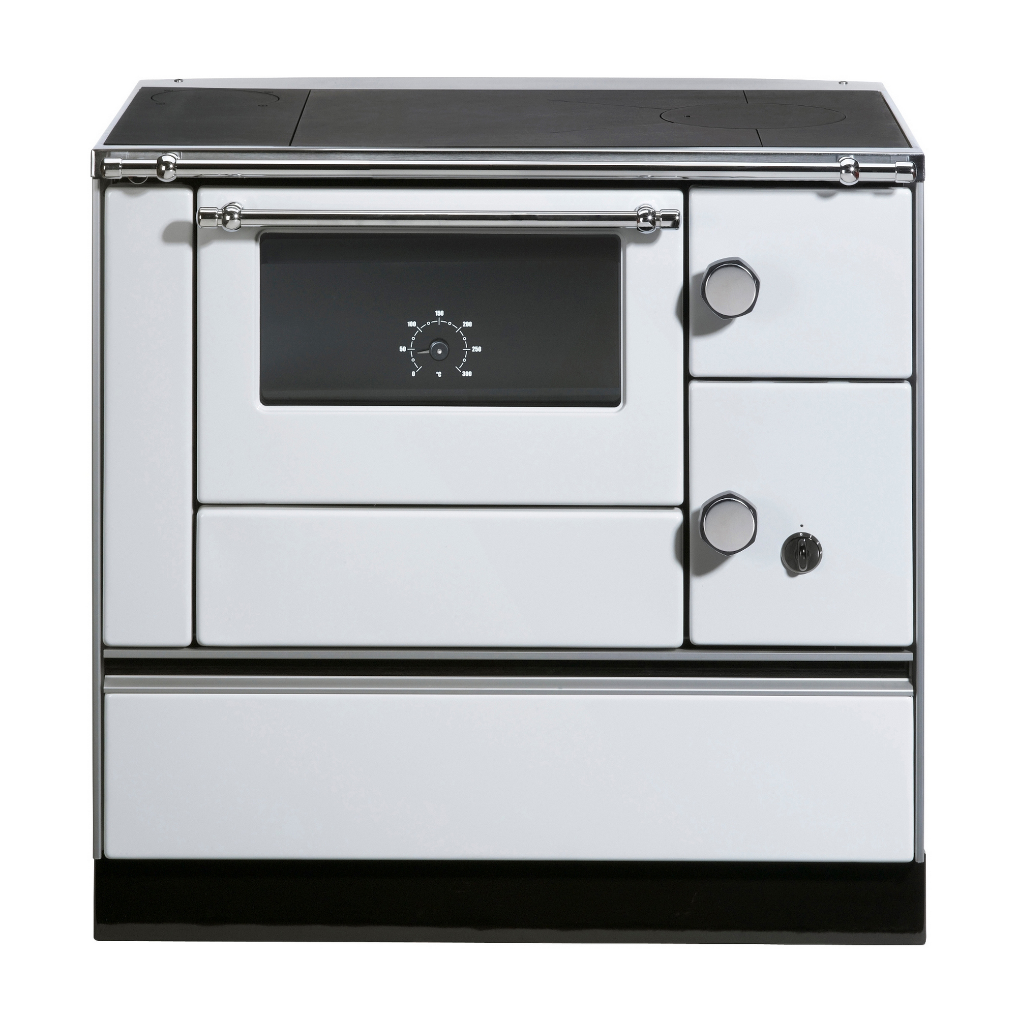 Landhausherd 'K76 90' links weiß 7,3 kW