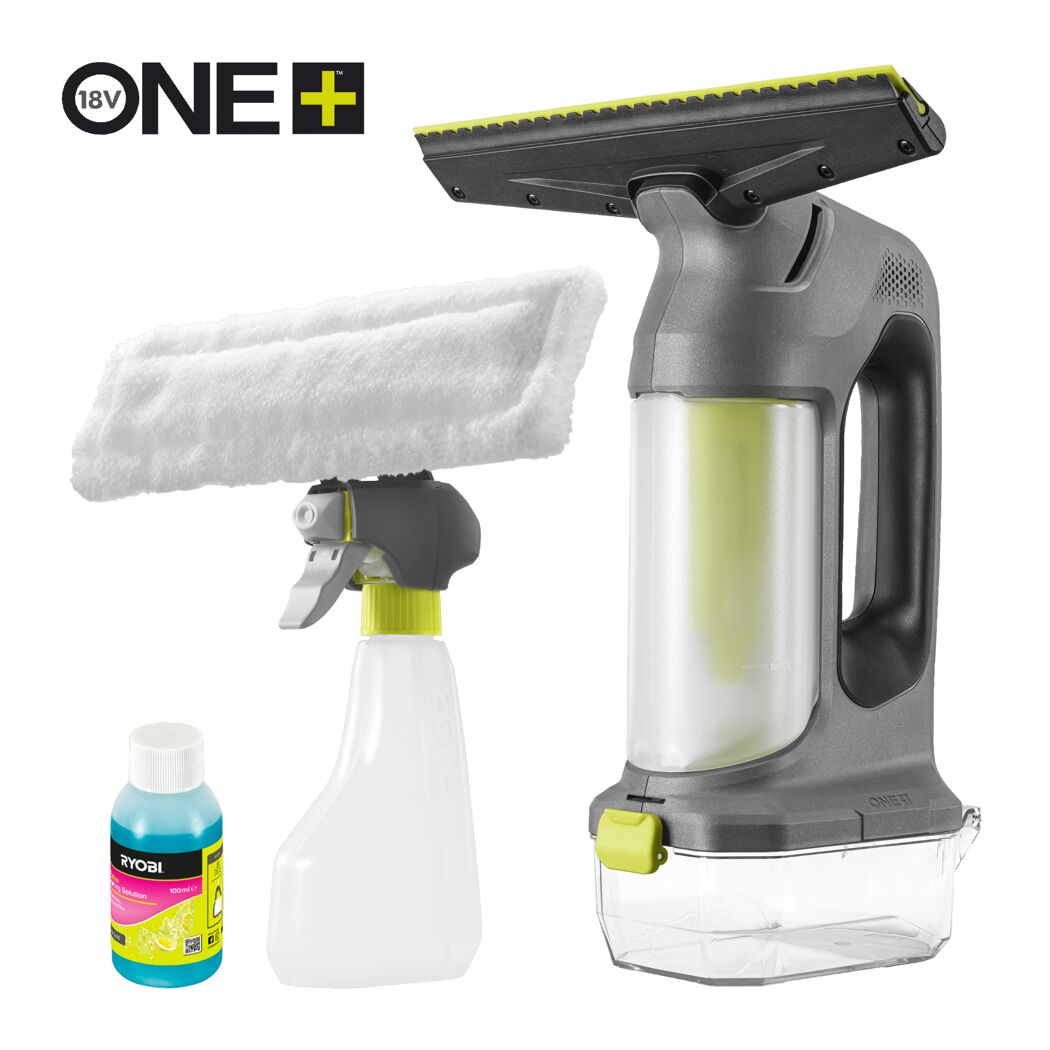 Akku-Fenstersauger 'One+ RWV18-0' 18 V inklusive Sprühflasche und Mikrofasertuch ohne Akku und Ladegerät
