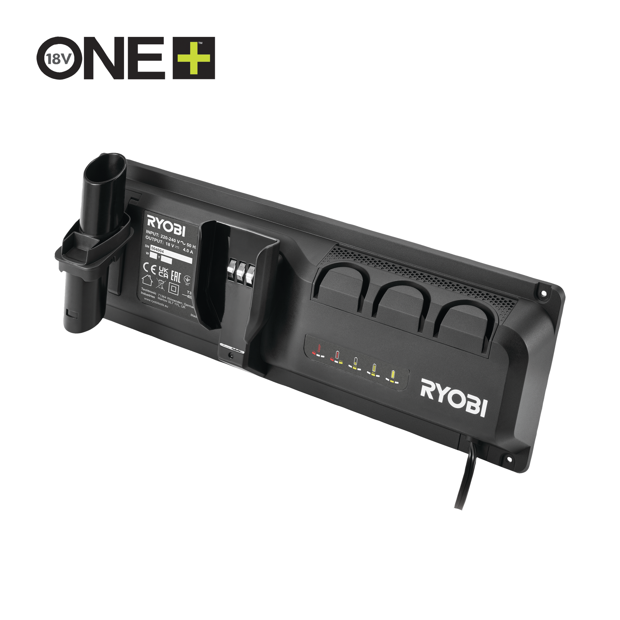 Wandhalterung 'RC18ASV' mit Ladefunktion für 18 V 'One+ Brushless' Akku-Bodenhandsauger 'RASV18BL-0'