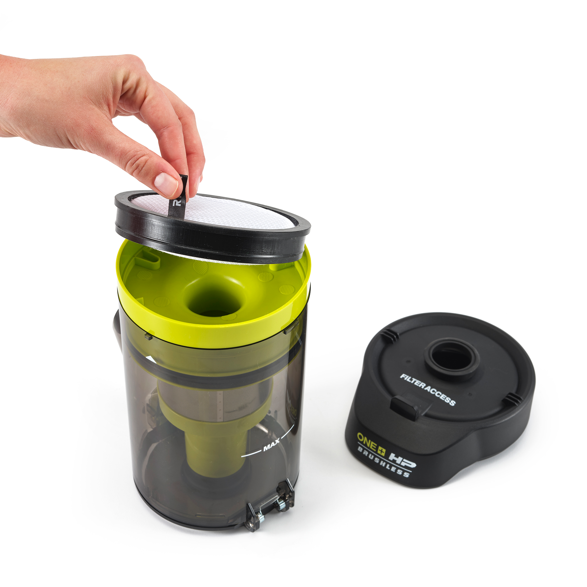 Hepa-Ersatzfilter 'RACLASVF-2' für Akku-Bodenhandsauger 'RASV18BL-0'