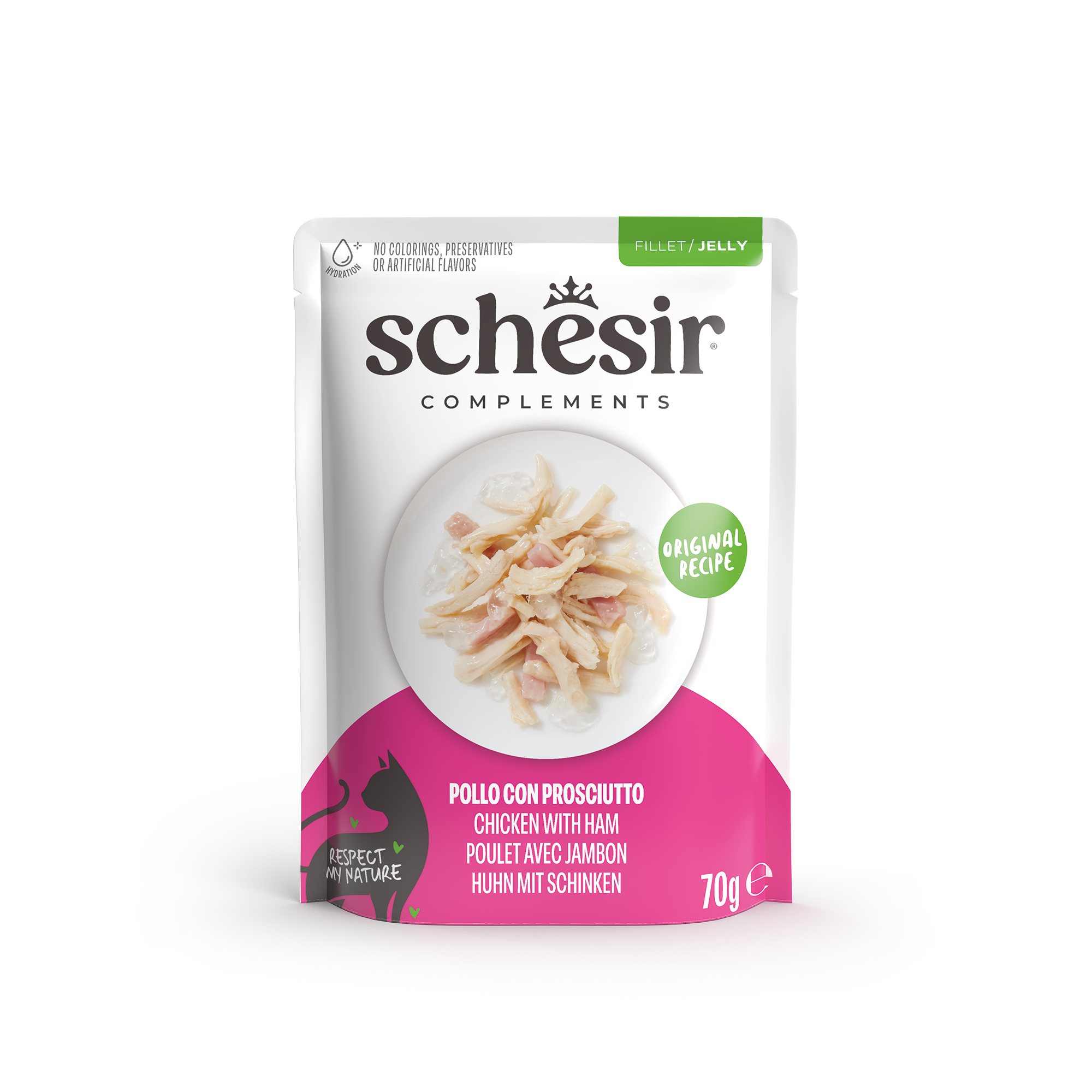 Katzenfutter Huhn Schinken Jelly 70 g