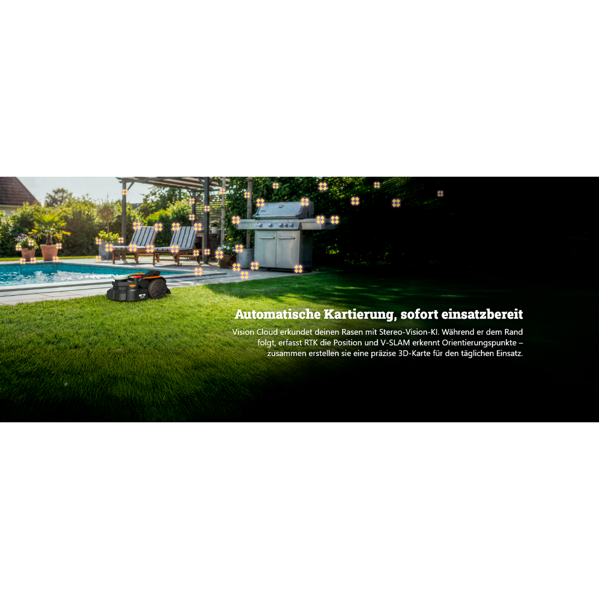 Mähroboter 'Landroid Vision Cloud WR308E' bis 800 m²