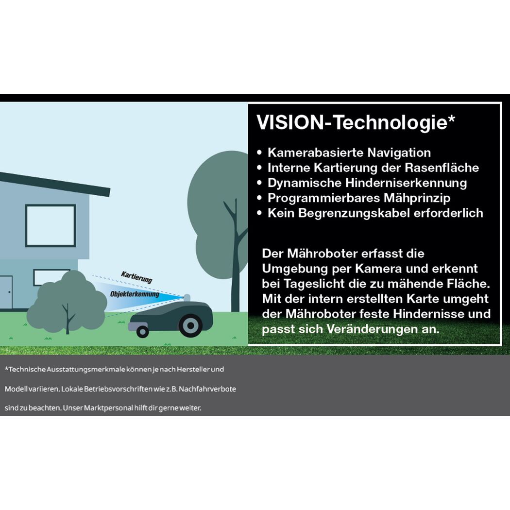 Mähroboter 'Landroid Vision Cloud WR308E' bis 800 m²