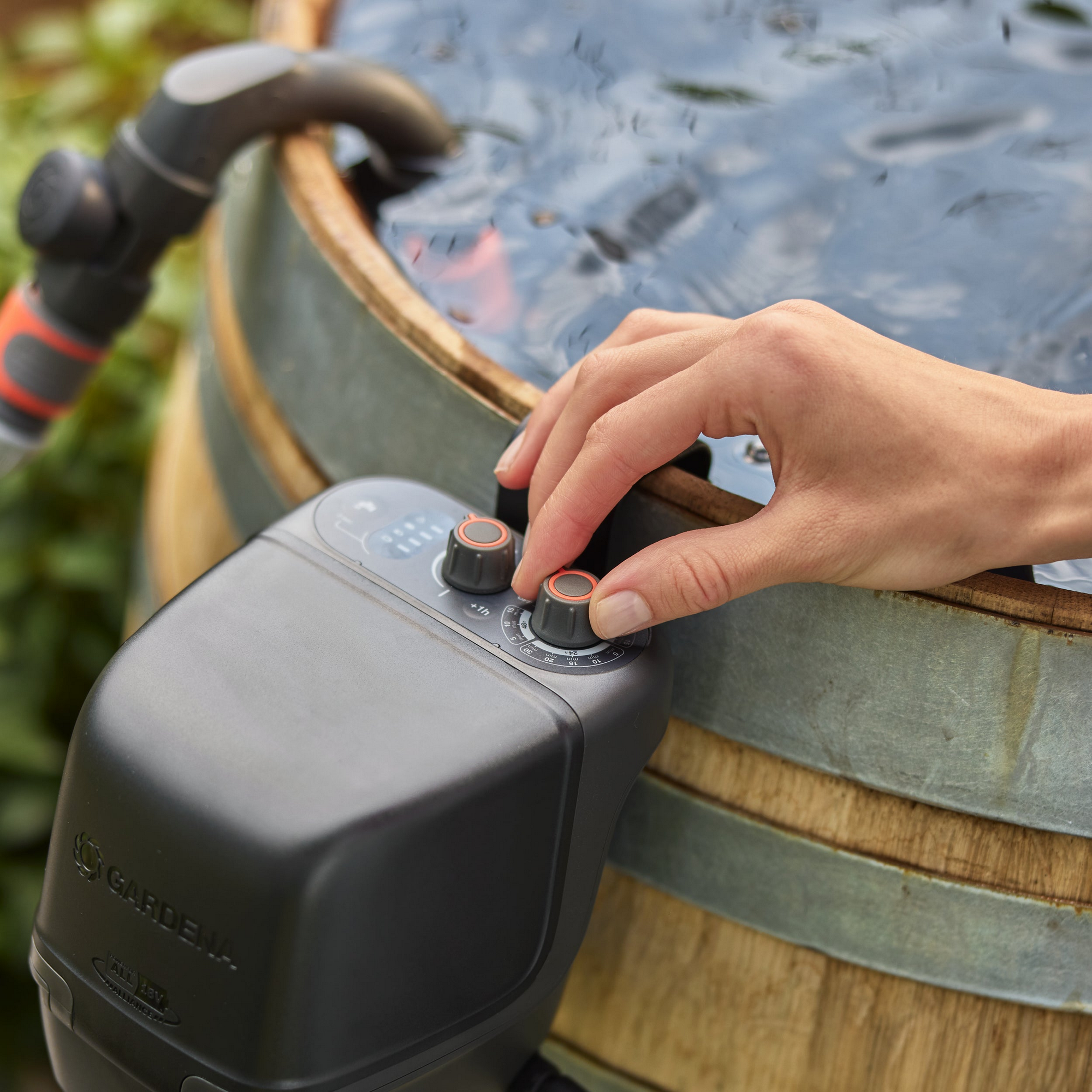 Akku-Regenfasspumpe '2600 Comfort 18V P4A solo' 2600 l