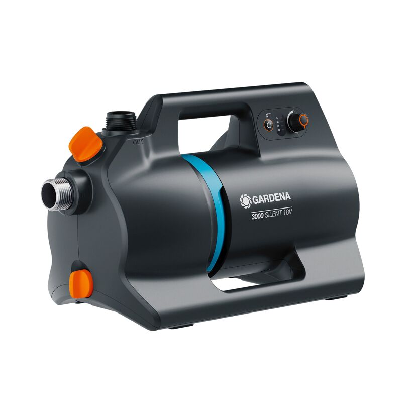 Akku-Gartenpumpe '3000 Silent 18V P4A Ready-To-Use Set' 3000 l