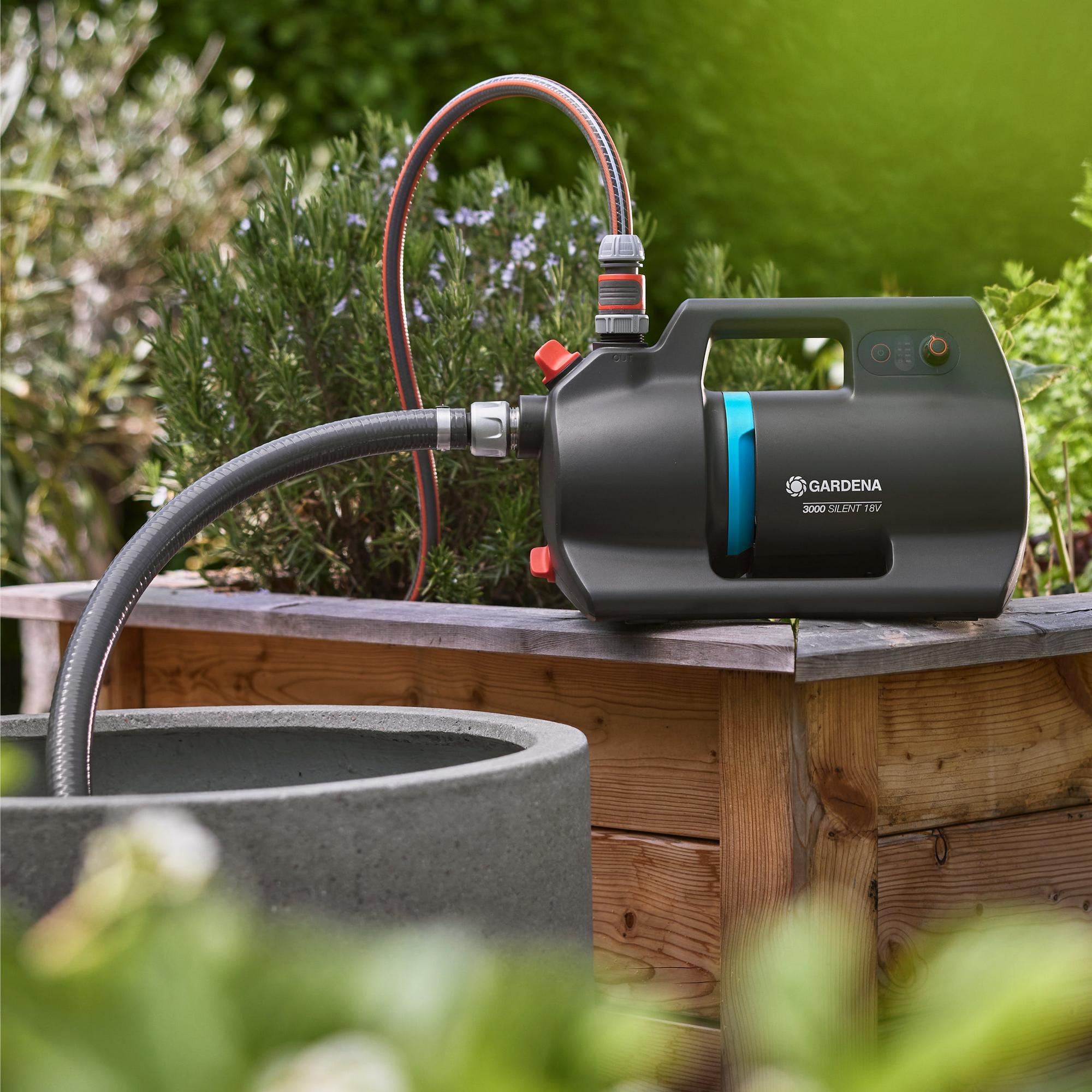 Akku-Gartenpumpe '3000 Silent 18V P4A solo' 3000 l