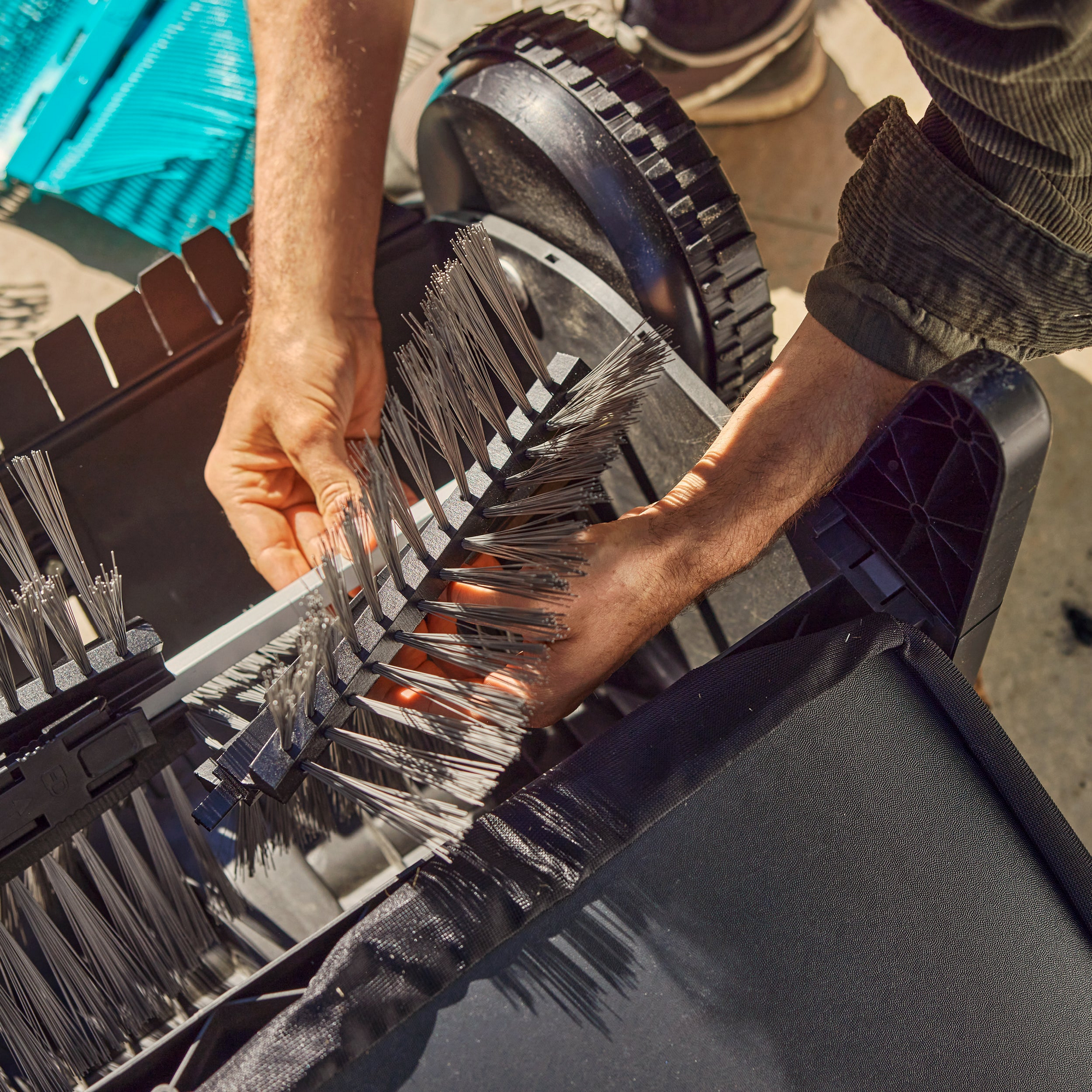 Nachrüstset für Laub- und Rasensammler