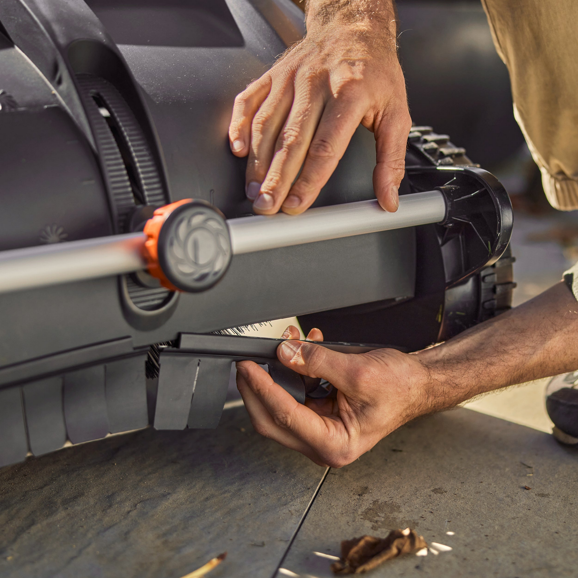 Nachrüstset für Laub- und Rasensammler