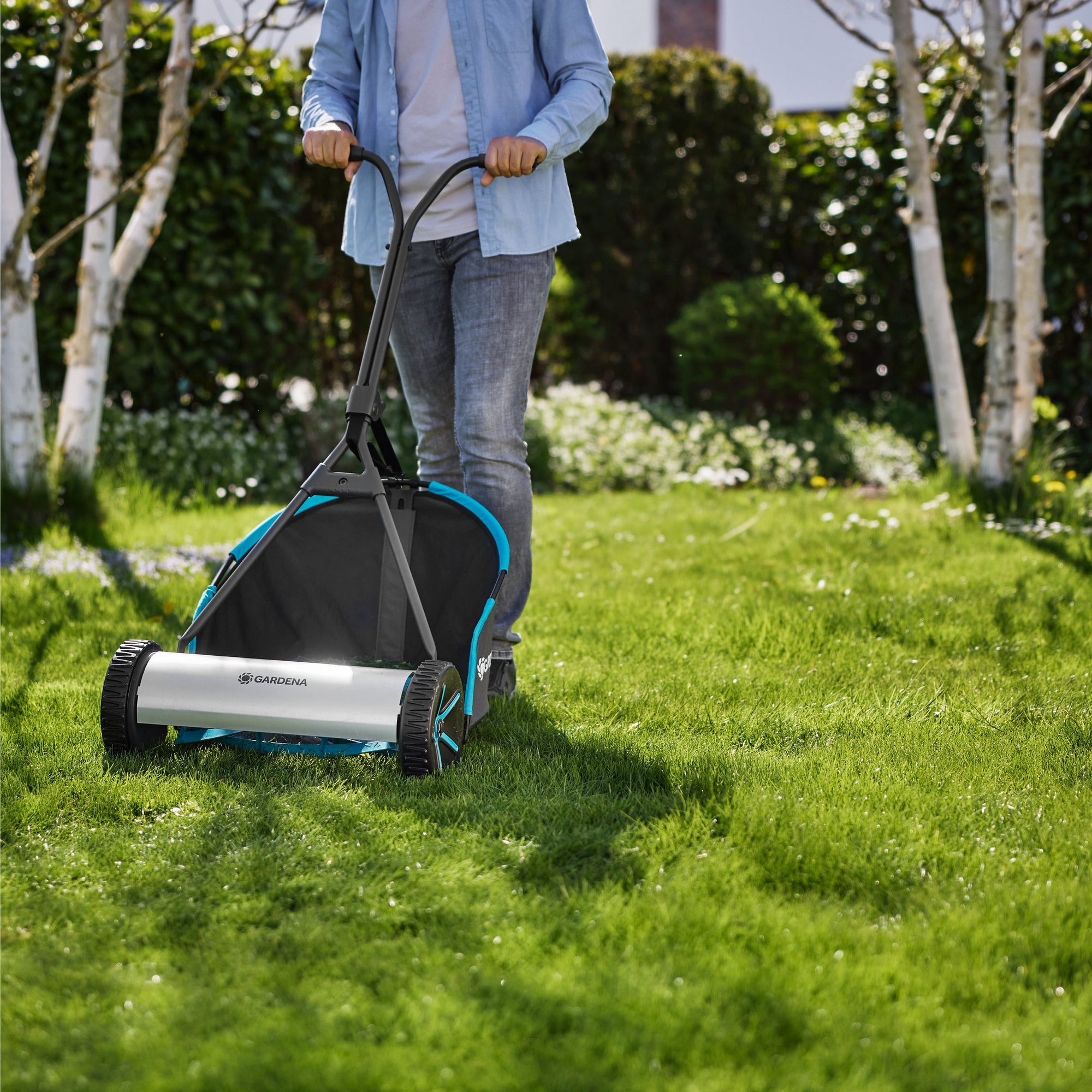 Spindelmäher 'Plus 400' mit Fangkorb