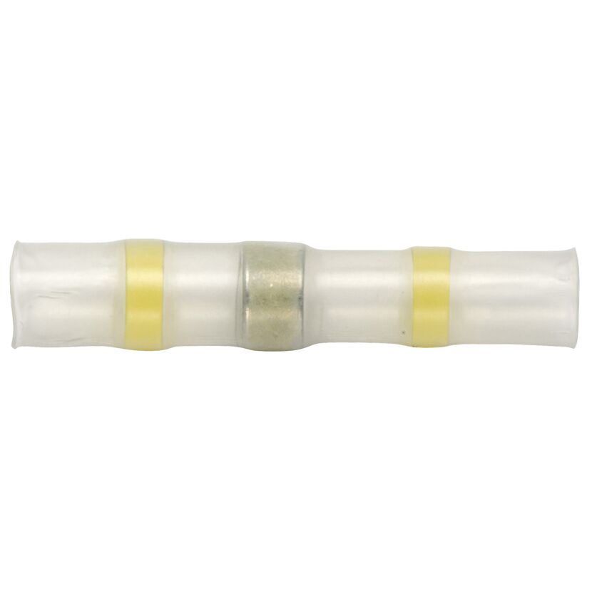 Lötstoßverbinder mit thermoplastischem Ring 4-6 mm² gelb, 2 Stück