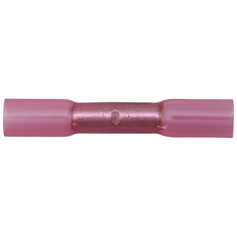 Wärmeschrumpfstoßverbinder 0,5-1,5 mm² rot, 2 Stück