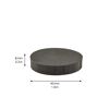 Topffüße 'GH 0801' schwarz Ø 40 x 8 mm 4 Stück