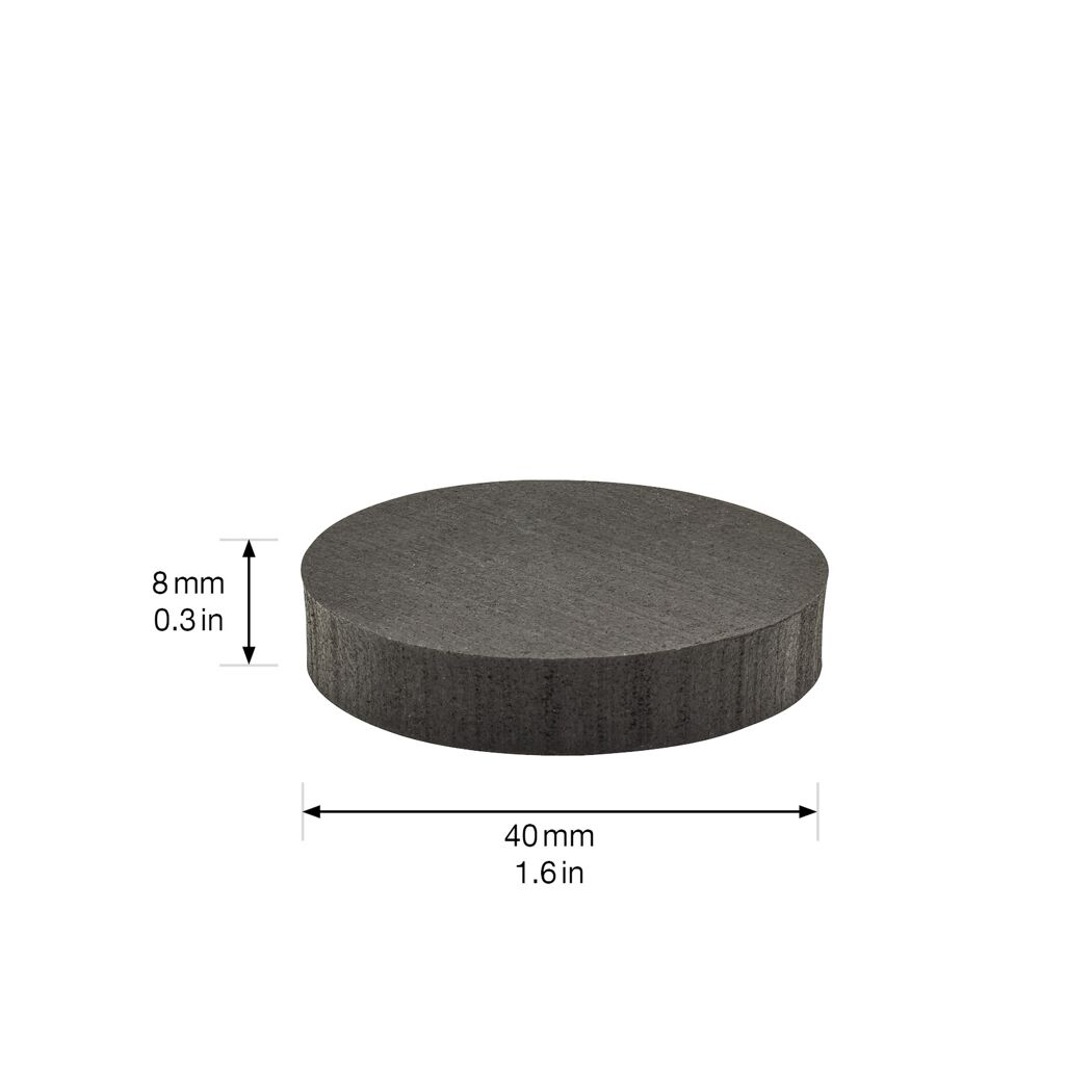 Topffüße 'GH 0801' schwarz Ø 40 x 8 mm 4 Stück