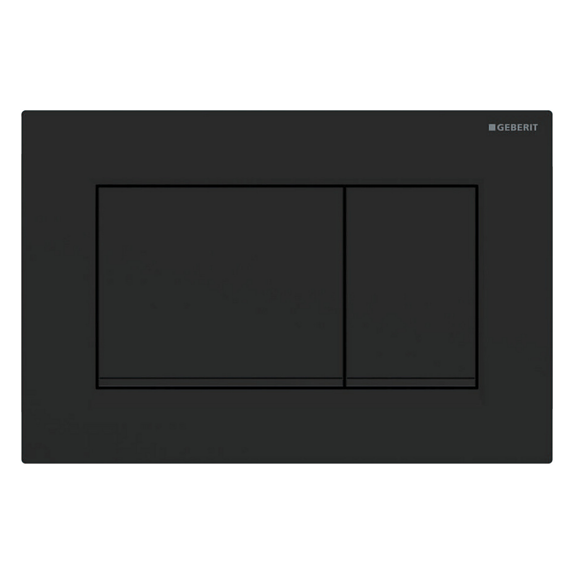 Betätigungsplatte 'Sigma20' mattschwarz für 2-Mengen-Spülung