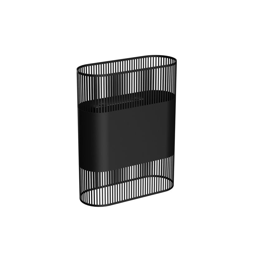 LED-Wandleuchte 'Kairo' schwarz 25 x 20 x 11 cm