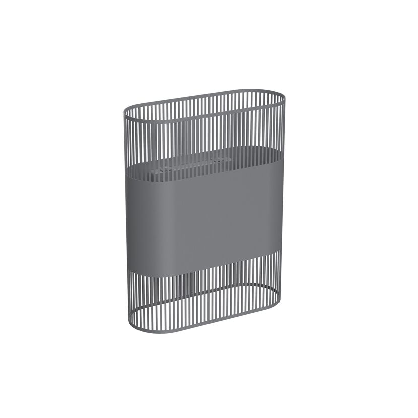 LED-Wandleuchte 'Kairo' grau 25 x 20 x 11 cm