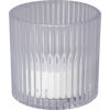 LED-Windlicht transparent Ø 7,7 x 7,7 cm