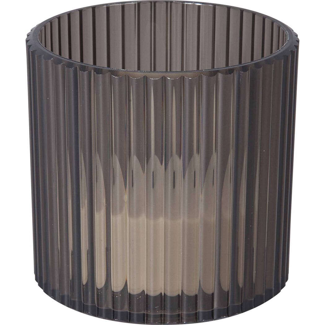 LED-Windlicht smoky Ø 7,7 x 7,7 cm