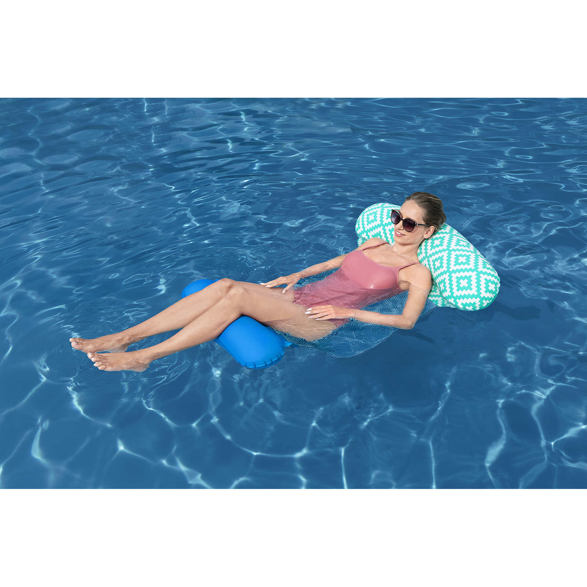 Pool-Hängematte mehrfarbig 145 x 87 cm