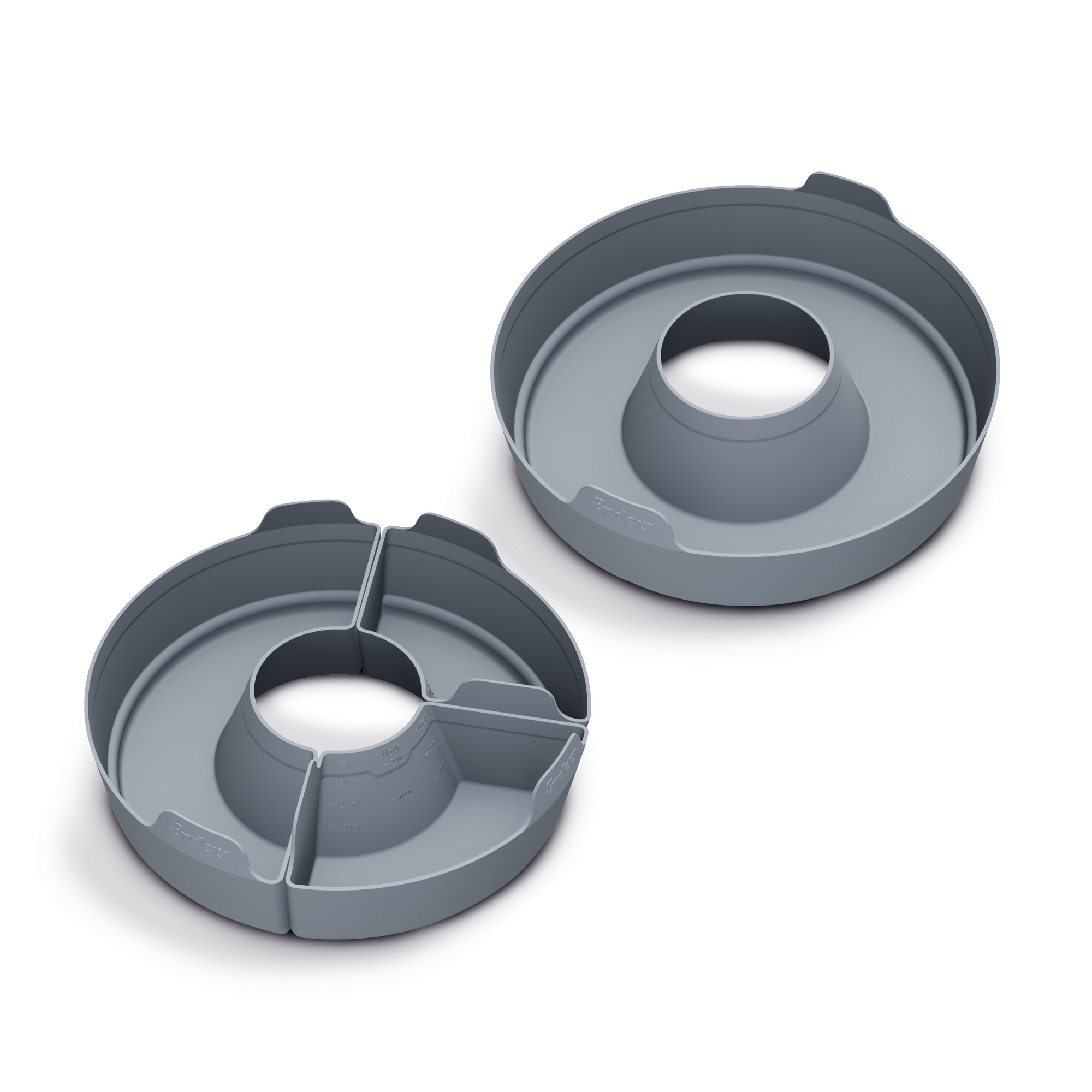 Silikonformen-Set 'Vamo' grau 4-teilig