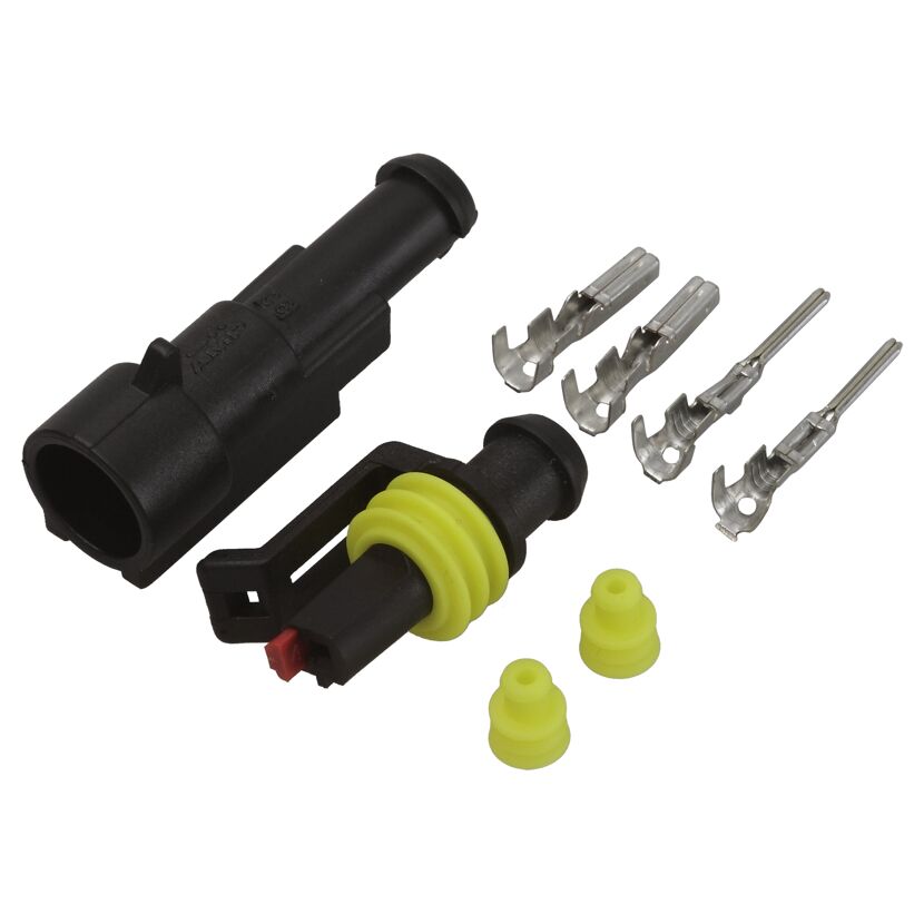 Steckverbinder-Set Superseal 1-polig, 1 x 1,5 mm², 8-teilig