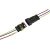 Steckverbinder-Set Superseal 3-polig, 3 x 1,5 mm², 20-teilig