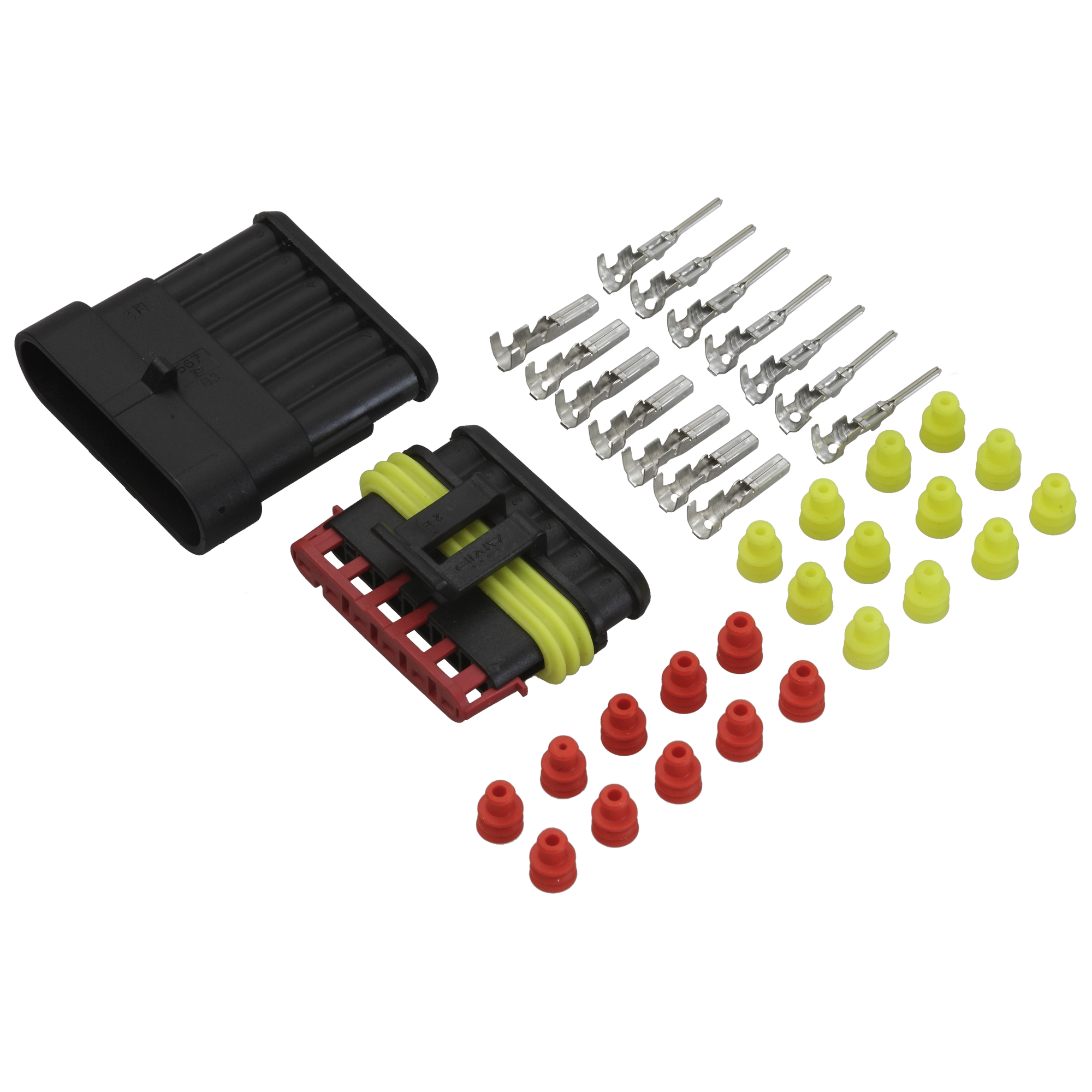 Steckverbinder-Set Superseal 6-polig, 6 x 1,5 mm², 38-teilig