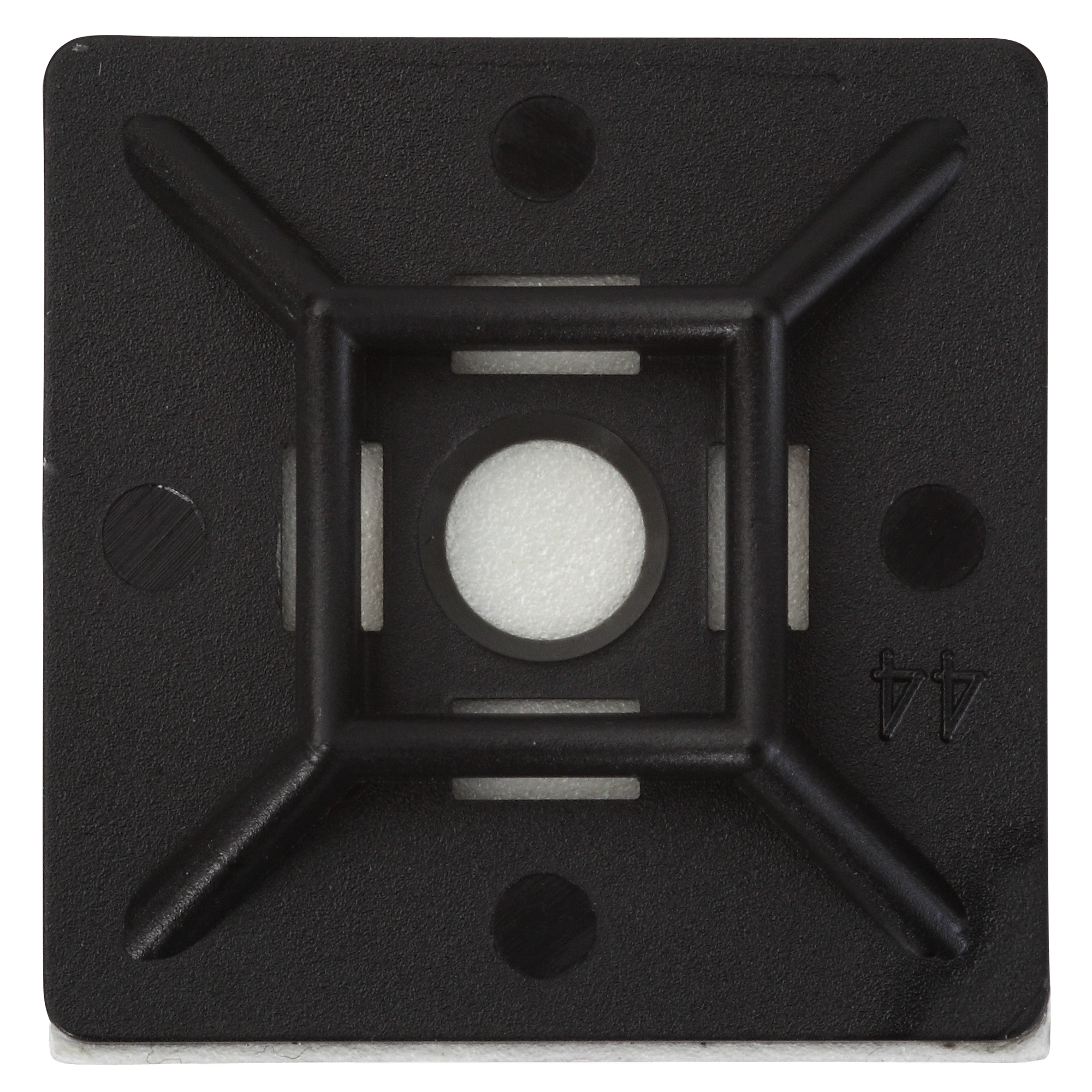 Klebesockel für Kabelbinder 3,6 / 19 x 19 mm, 10 Stück