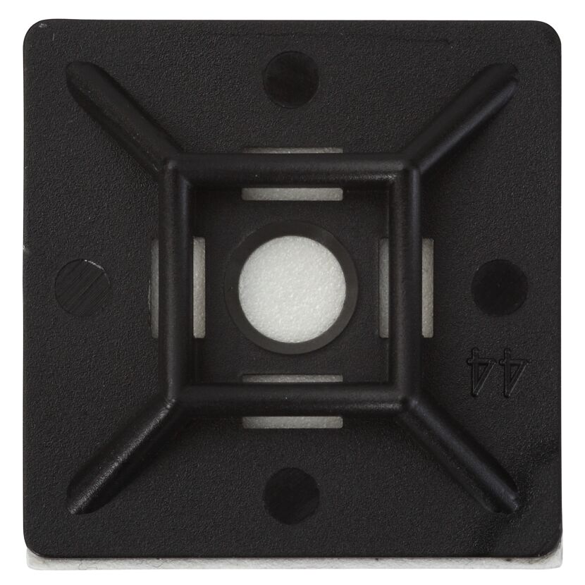 Klebesockel für Kabelbinder 3,6 / 19 x 19 mm, 10 Stück