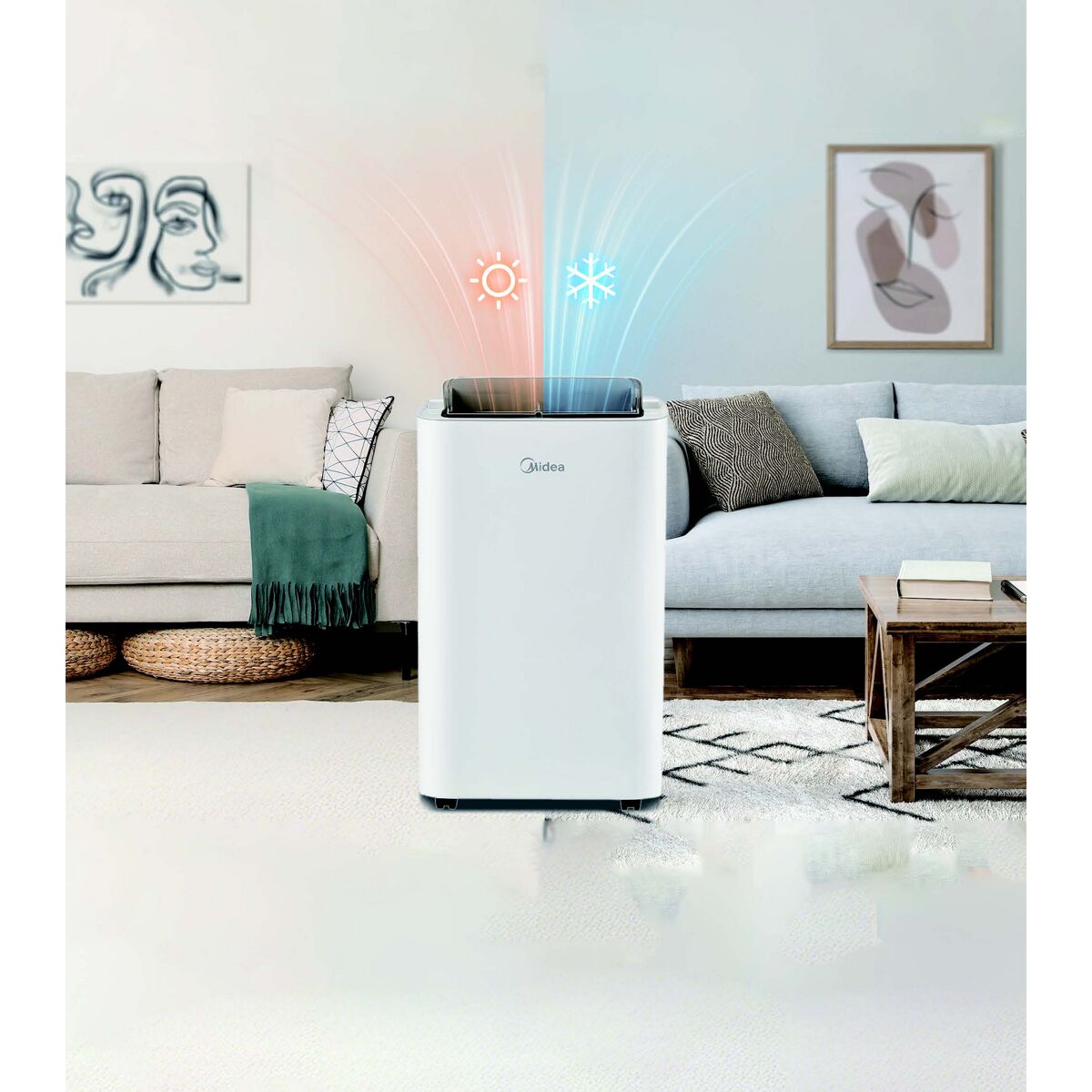 Midea Mobiles Klimagerät 'MPPX-12CRN7' 12000 BTU/h