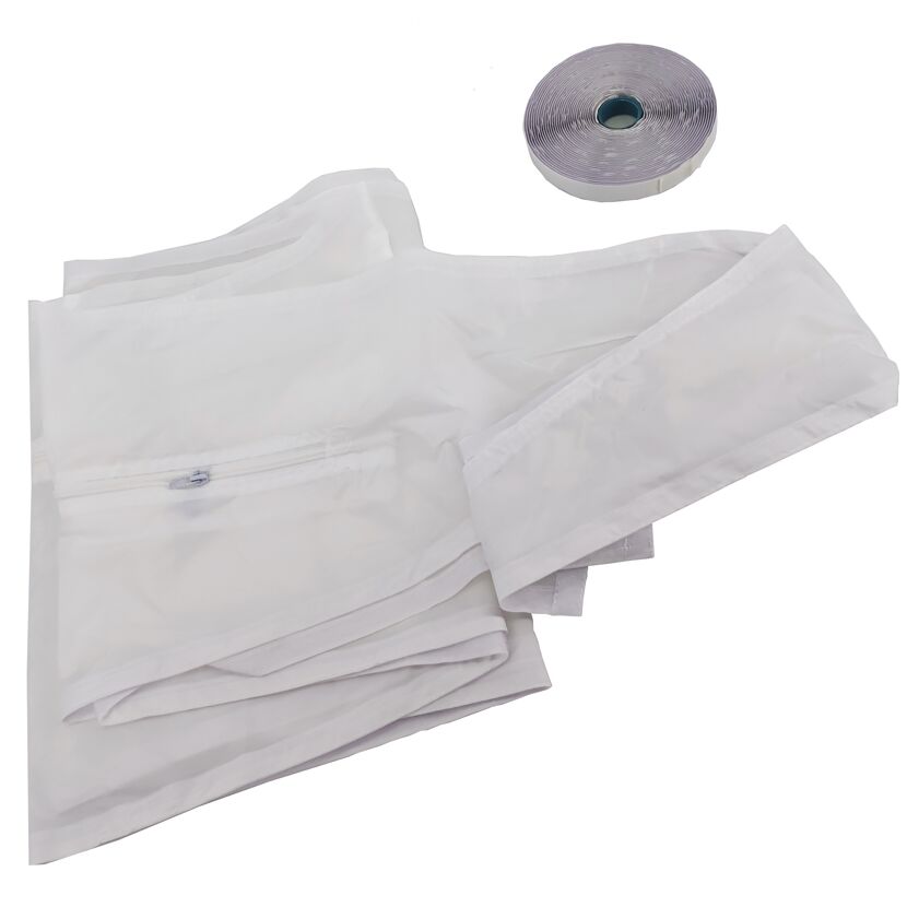 Fensterabdichtung 'Hot Air Stop BC01AIRSTPFE' weiß 400 x 39 cm