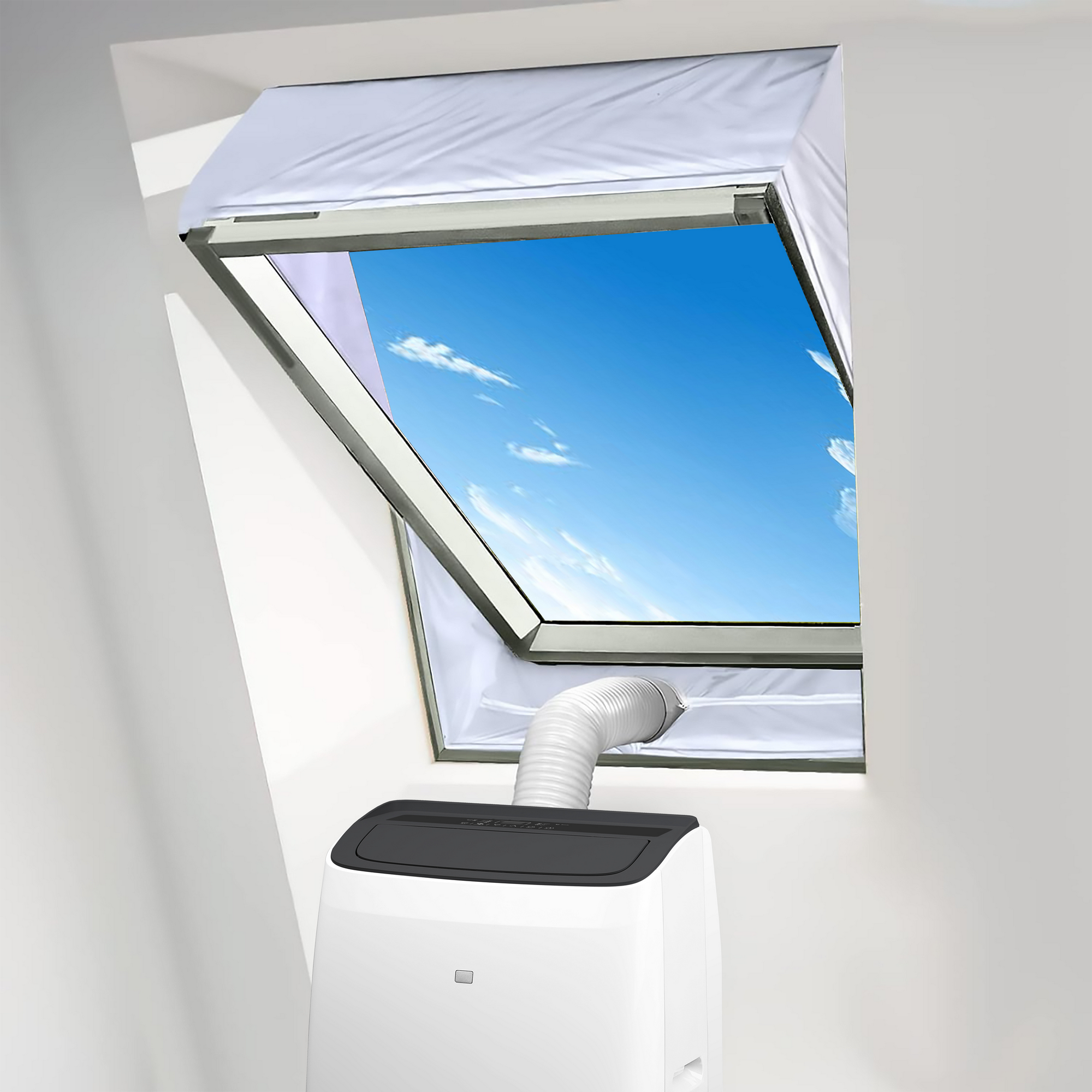 Fensterabdichtung 'Hot Air Stop BC04AIRSTPDF' für Dachfenster weiß 200 x 39 cm