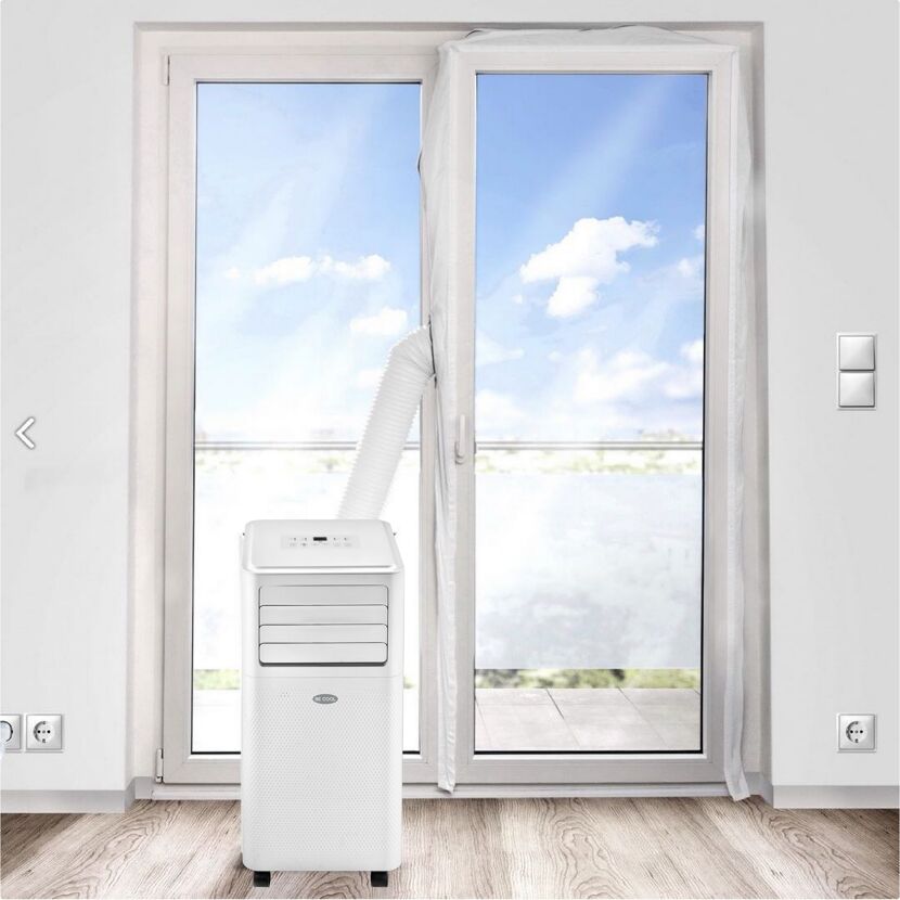 Fensterabdichtung 'Hot Air Stop BC03AIRSTPVT' für Verandatüren weiß 320 x 39 cm