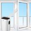 Fensterabdichtung 'Hot Air Stop BC03AIRSTPVT' für Verandatüren weiß 320 x 39 cm