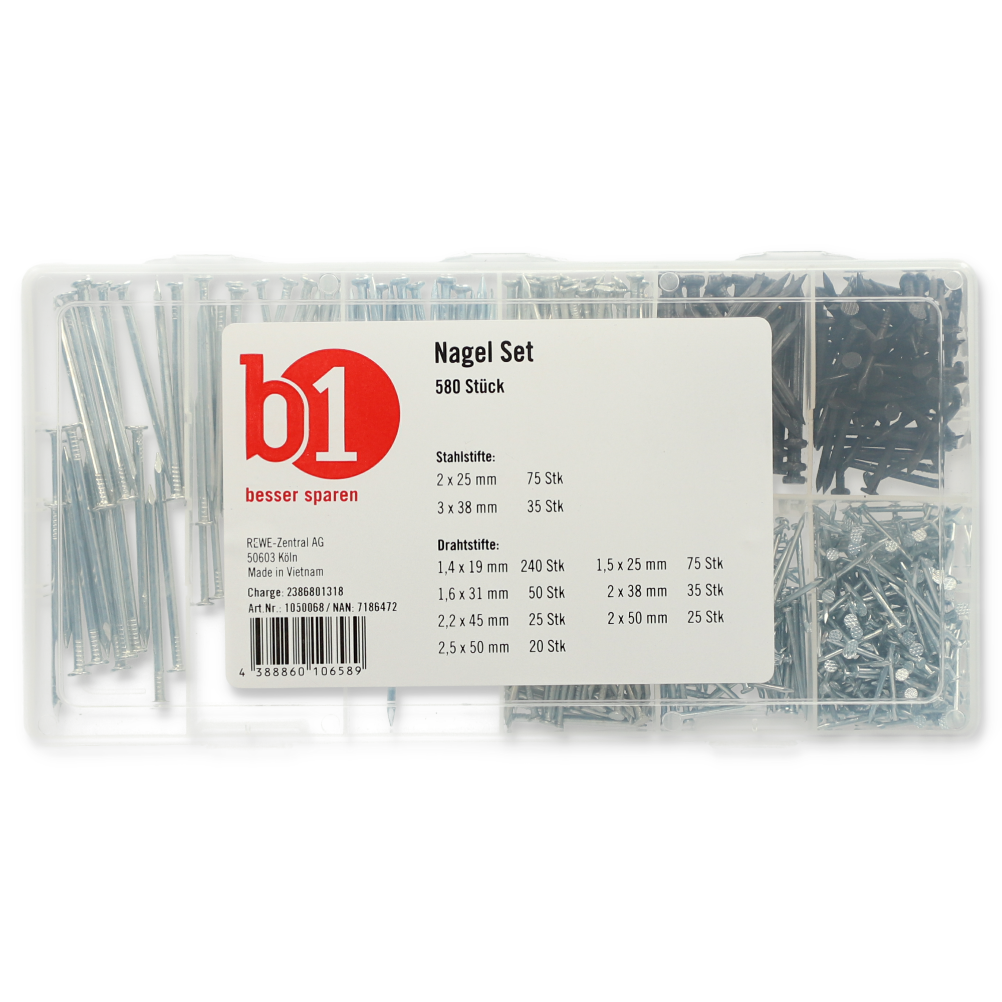 Nagel-Set 580-teilig + product picture