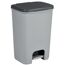 Tret-Abfalleimer 'Essentials' dunkelgrau/hellgrau 40 l