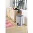 Tret-Abfalleimer 'Essentials' dunkelgrau/hellgrau 40 l