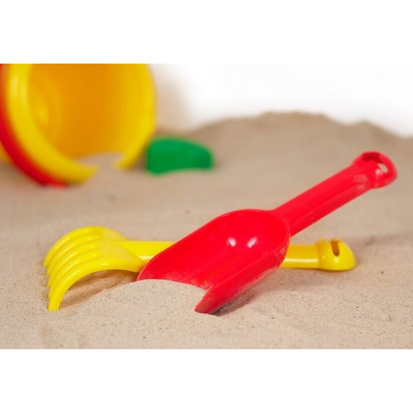 Schaufel mit Rechen-Set'Outdoor active' 24 cm 2 Farben sortiert