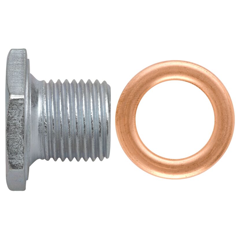 Ölablassschraube mit Dichtring M14 x 1,25 x 12,5 mm, für Citroen