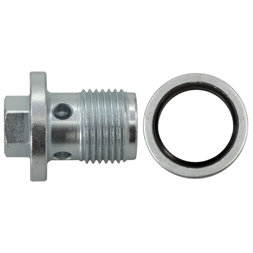Ölablassschraube mit Dichtring M18 x 1,5 x 21 mm, für Opel