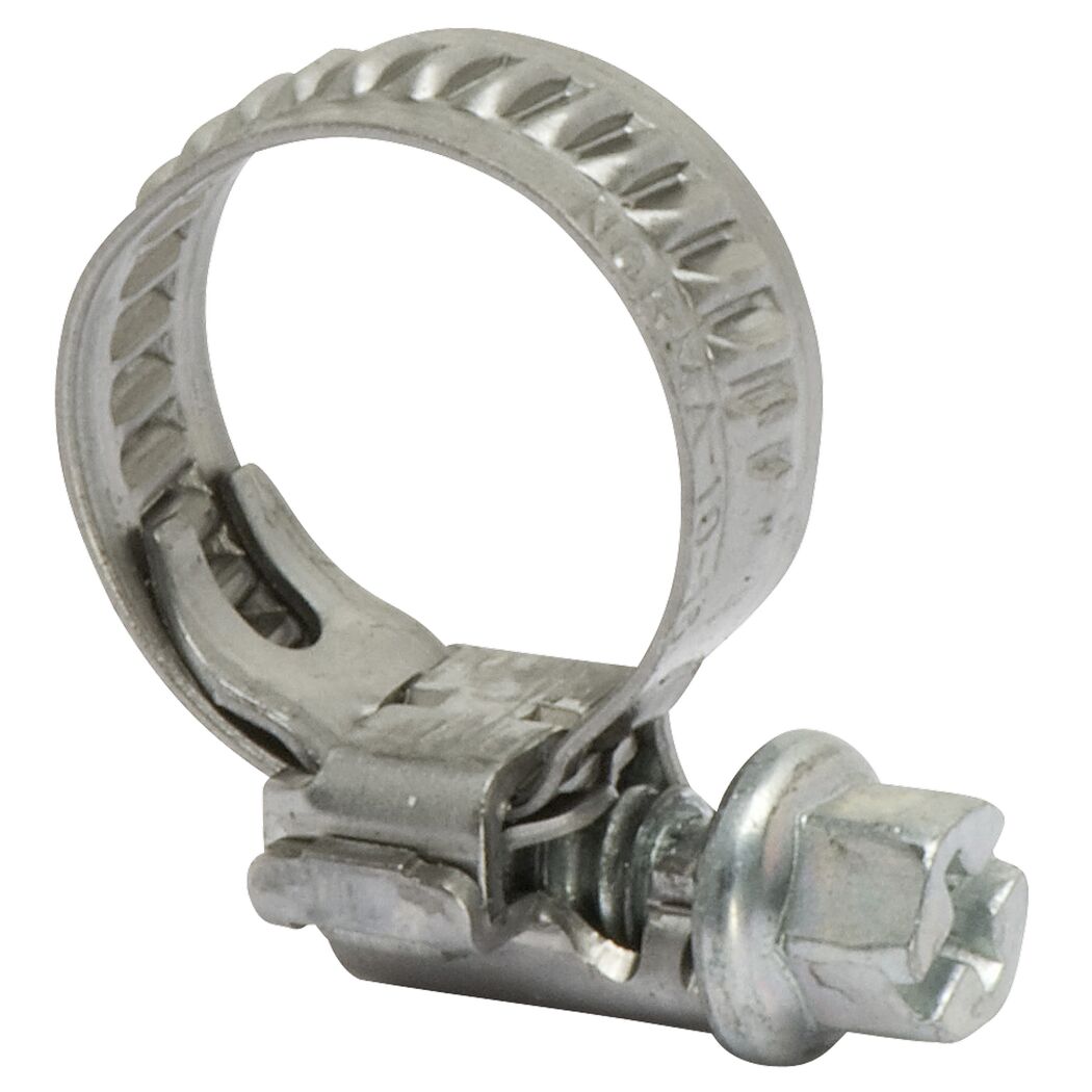 Schlauchschelle Edelstahl A2 / Stahl Ø 8-12 x 7,5 mm, 2 Stück