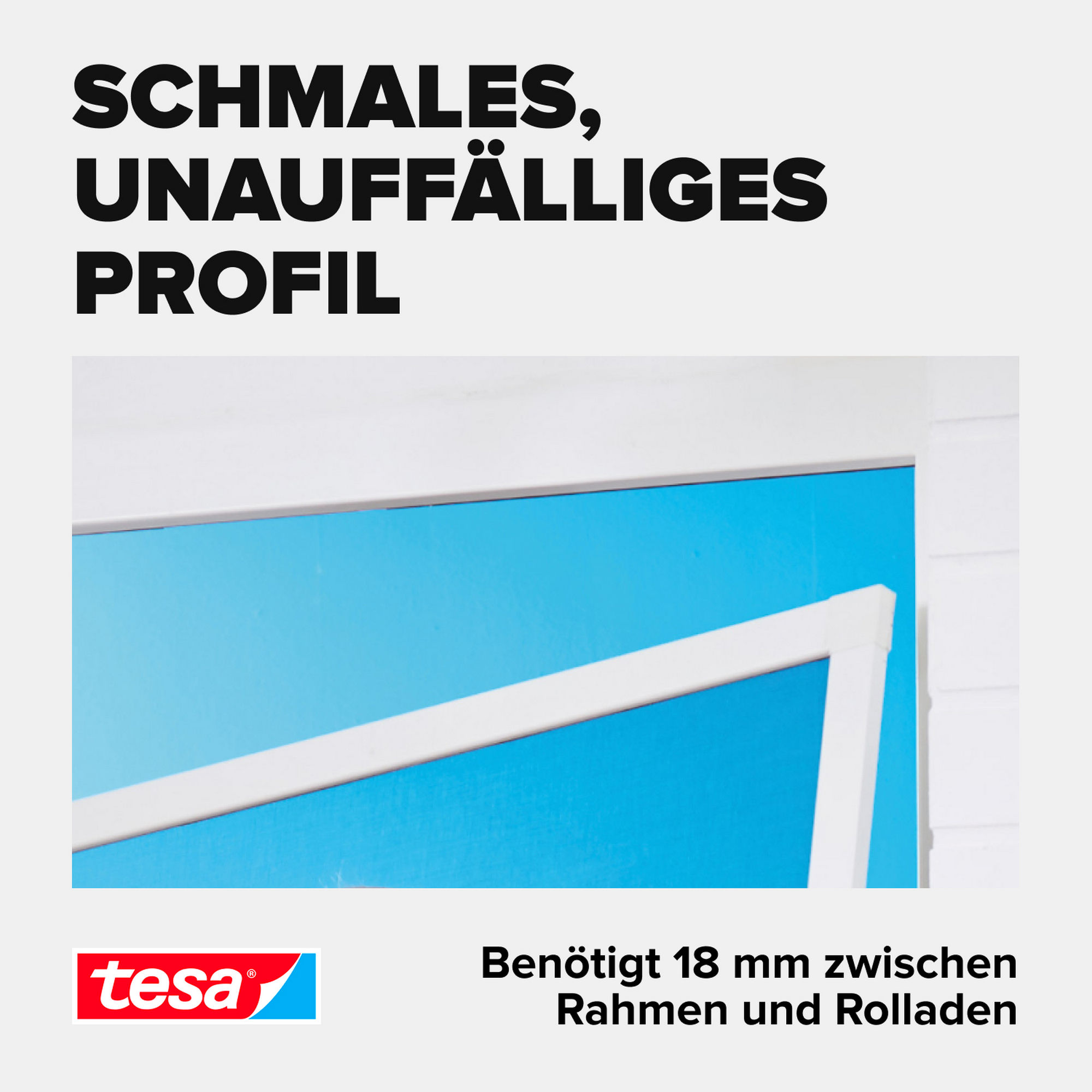 Türfliegengitter 'Comfort' Aluminium Rahmen weiß 120 x 240 cm