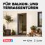 Türfliegengitter 'Comfort' Aluminium Rahmen anthrazit 120 x 240 cm