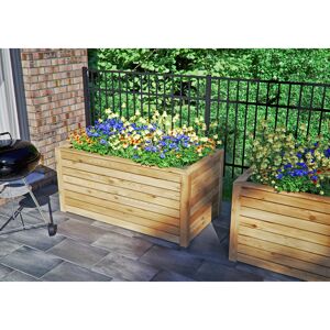 Hochbeet Lärchenholz naturfarben 150 x 70 x 80 cm