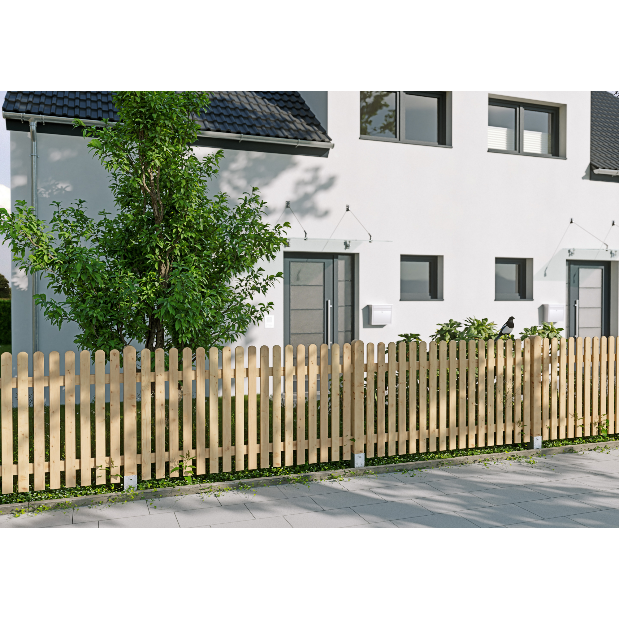 Vorgartenzaun Lärche 180 x 100 cm