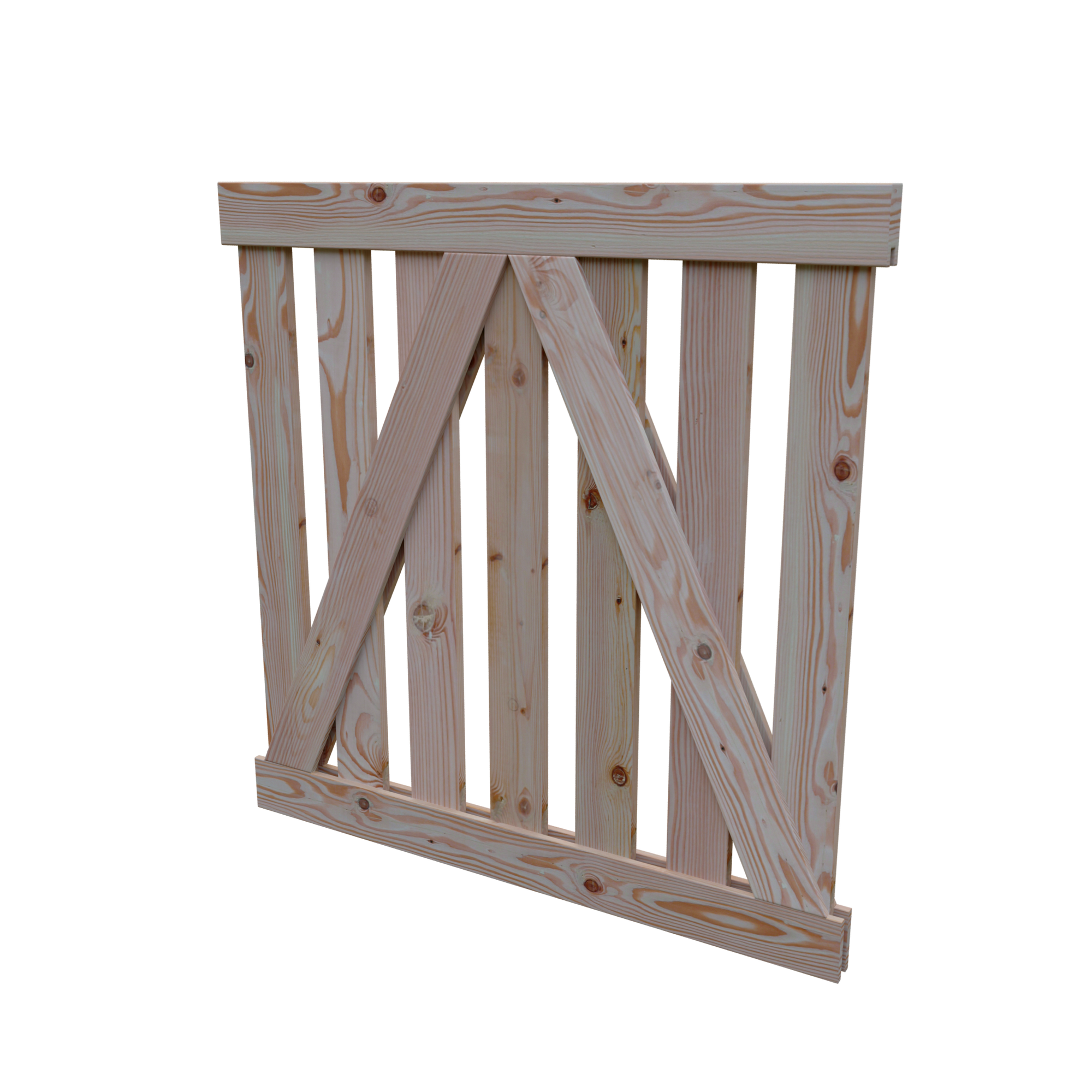 Vorgarten-Einzeltor Lärche 100 x 100 cm