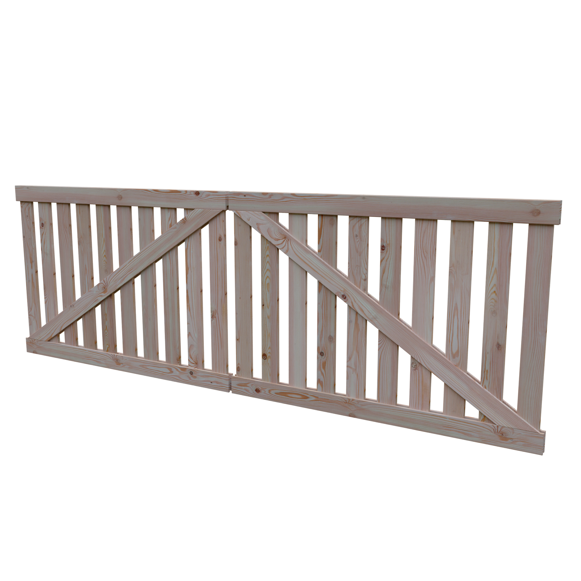 Vorgarten-Doppeltor Lärche 300 x 100 cm